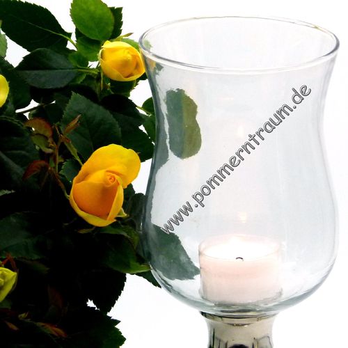 Windlichtaufsatz - Glasaufsatz für Kerzenleuchter KLAR GROSS