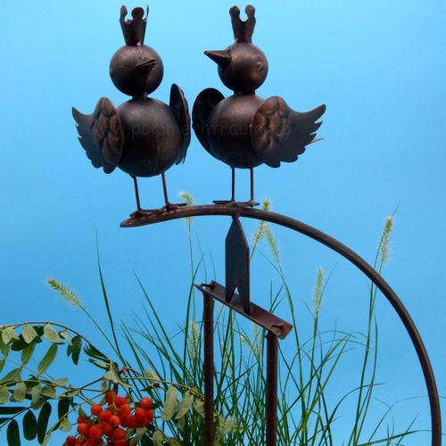 Vogelwippe | Gartenpendel | Gartenwippe | Windspiel Garten ❤ verliebte Vögel  ❤