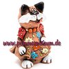Spardose Katze aus handgemachter Keramik ❤ Katzendame KITTI ❤