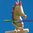 maritime Girlande - Hänger Treibholz Schwemmholz mit Keramik Seepferdchen
