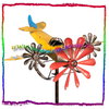 Windspiel | Windrad | Garten | Gartenstecker | Flugzeug 3 Propeller VINTAGE