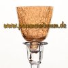 Glasaufsatz für Kerzenhalter - Windlichtaufsatz - Teelichtaufsatz - CRAQUELÉ MITTEL 2 GOLD