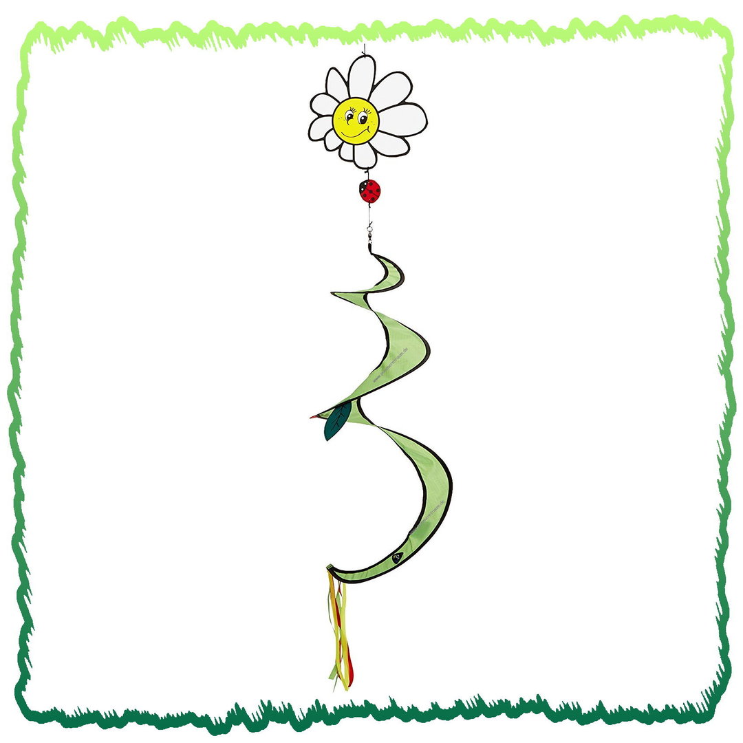 Windspiel | Windspirale | Twister | Gartendekoration | ❀ Sonnen-Blume ❀