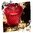4-ER SET - Adventskranzstecker - Kerzenstecker für Stabkerzen + Teelichtaufsätze - GOLDFARBEN