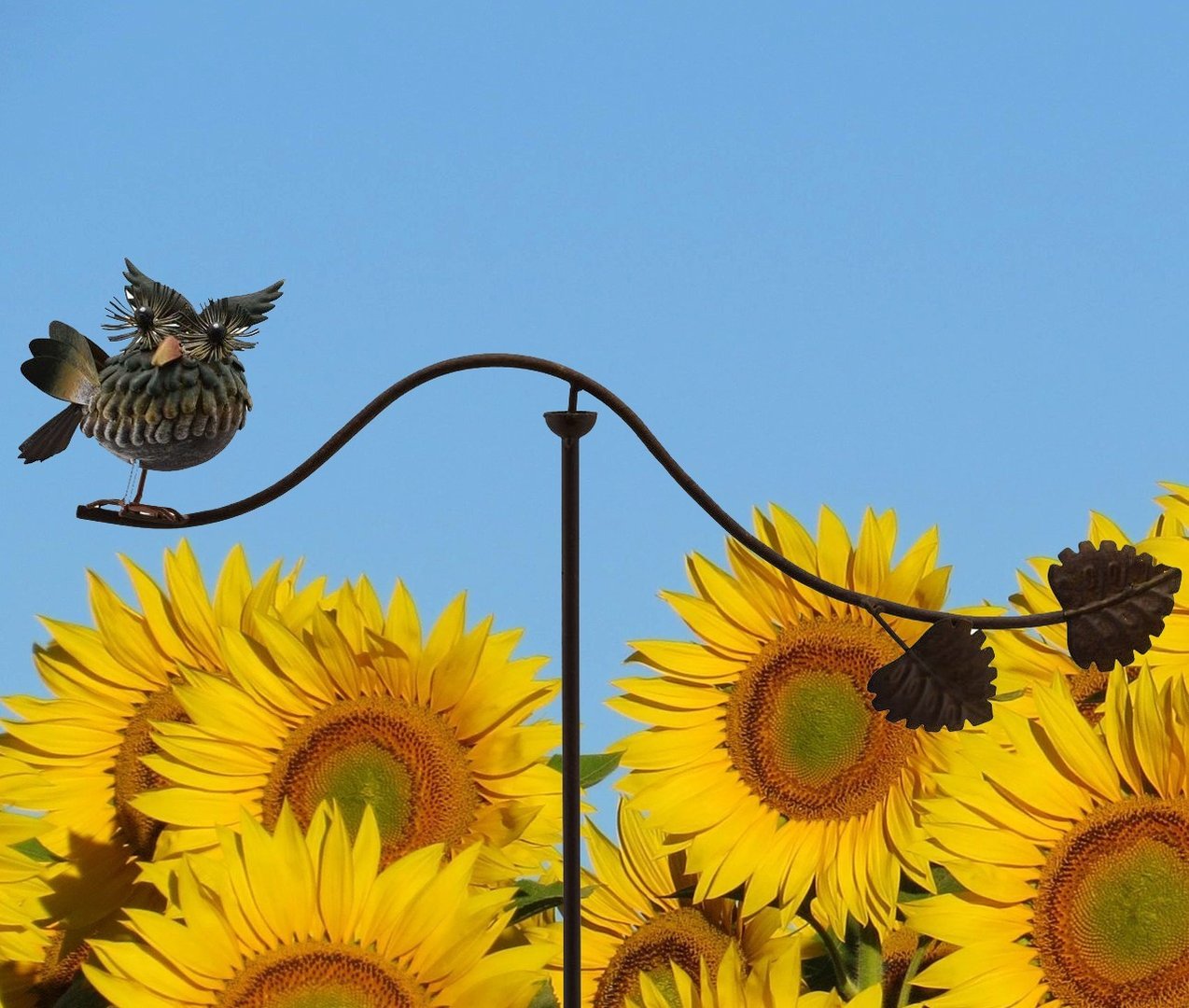 Windspiel Gartenpendel Metall Gartendekoration ❤ Eulen - Uhus - Vogel - Vögel ❤