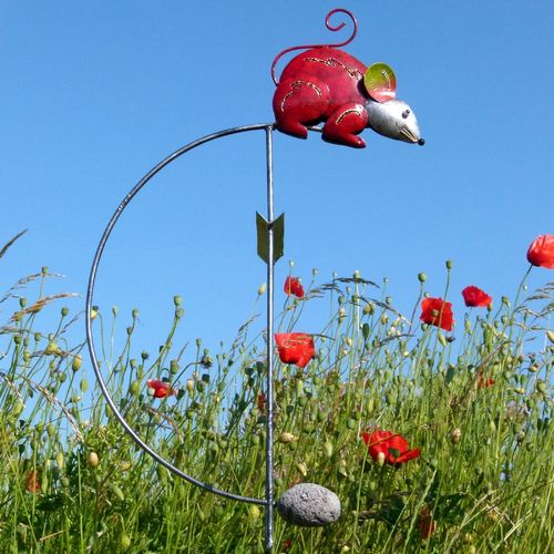 Windspiel Mobile Vogelwippe Gartenpendel Gartenwippe ❤ Maus JERRY ❤