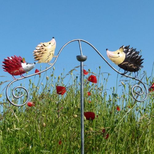 Windspiel Unruhe Gartendekoration Garten-Pendel ❤ Igel - Familie ❤ Igelchen ❤
