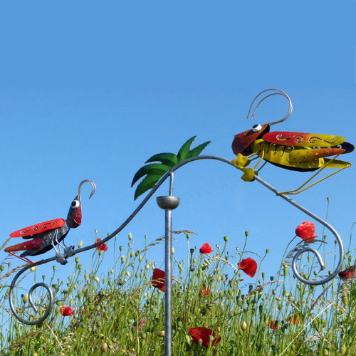 Windspiel Gartendekoration Unruhe Garten-Pendel ❤ witzige Grashüpfer ❤