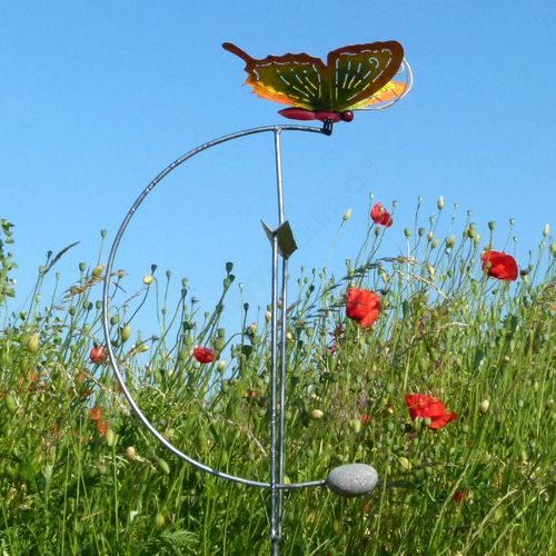 Windspiel Mobile Vogelwippe Gartenpendel Gartenwippe ❤ Schmetterlinge Farfalle Mariposa ❤