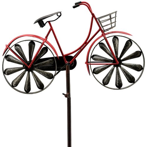 Windspiel Windrad Gartenstecker Fahrrad Damenrad Damenfahrrad Bike Bicycle Zweirad