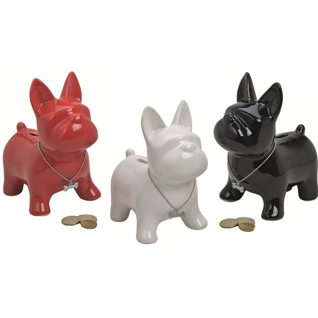 Spardose Sparbüchse Hund ❤ Französische Bulldogge aus Keramik ❤ Mastiff ❤  BULLI