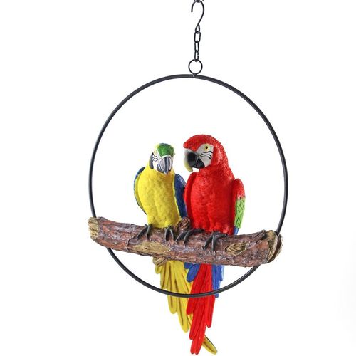 Wohndekoration Gartendekoration ❤ Papageien ❤ Papageien-Pärchen ❤ Vogel Vögel