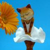 Dekorationsfigur ❤ Katzenfigur ❤ Marylin CAT ❤ Katzendame ❤ Katzenlady ❤ Katze ❤