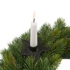 4-er SET - Kerzen-Stecker | Kerzen-Halter für Adventskranz - Windlichtaufsätze + Stabkerzen