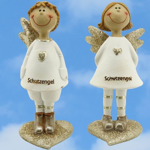 Weihnachtsengel ❤ Dekofiguren ❤ Schutzengel ❤ verrückte Engel ❤ Guardian Angels ❤ 2 STÜCK