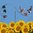 Windspiel Gartendeko Gartenpendel Unruhe Gartenstecker ❤ Vogelfamilie mit Nest ❤ Vogel Vögel