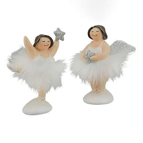 2-er SET! Dekofiguren ❤ Molly-Engel ❤ Weihnachtsengel ❤ Schutzengel ❤  Glücksengel ❤ Friedensengel