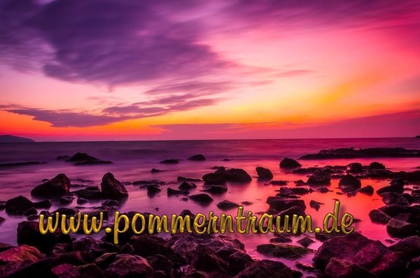 Sonnenuntergang am Strand im Seebad Lubmin - das Tor zur Insel Usedom\\n\\n01.02.2018 20:01