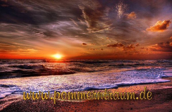 Sonnenuntergang am Strand im Seebad Lubmin - das Tor zur Insel Usedom\\n\\n02.02.2018 19:59