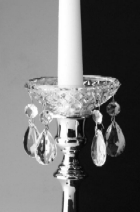 Kerzenteller - Tropfenfänger - Glasmanchette für Kerzenleuchter